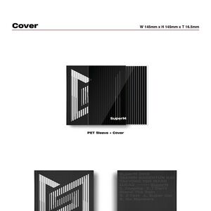 SuperM Black Striped PET Sleeve + Cover